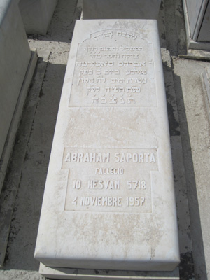 Stèle de saporta abraham