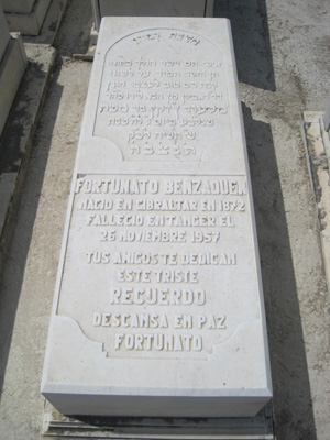 Stèle de benzaquen fortunato