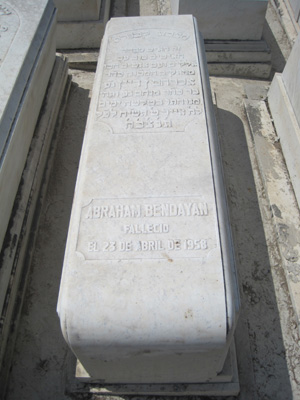 Stèle de bendayan abraham
