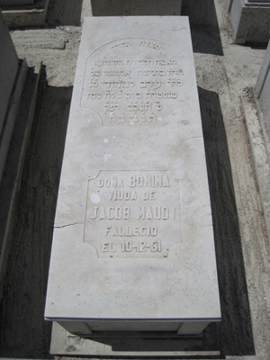 Stèle de maudy bonina