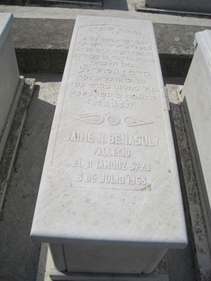 benasuly jaime का स्मारक