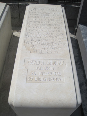 Lápide de anidjar david