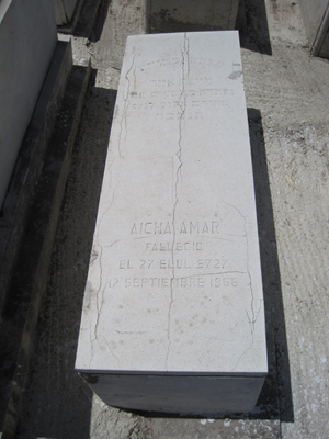 شاهدة قبر amar aicha