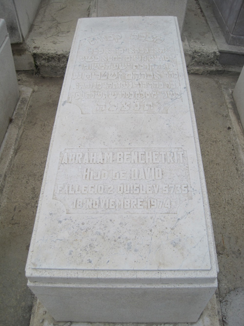 Stèle de benchetrit abraham
