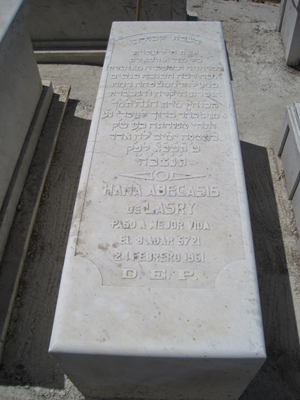 Stèle de lasry hany
