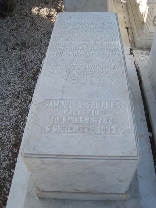 מַצֵּבה פון sananes samuel