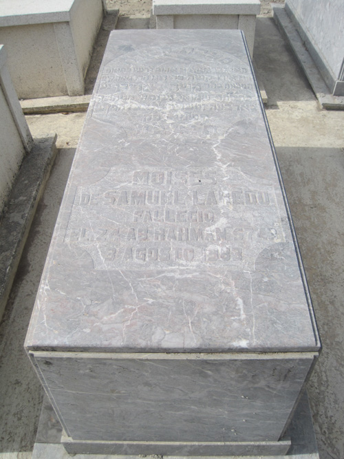 Grabstein von laredo moses
