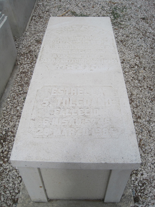 Stèle de TOLEDANO ESTRELLA S.