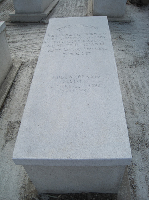 Grabstein von bengio reuben