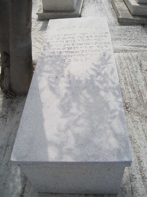 Lápide de azagury abraham