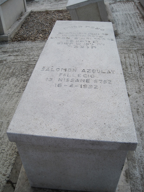 Stèle de azulay salomon