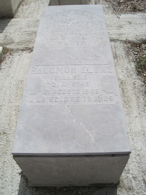 Stèle de elbaz salomon