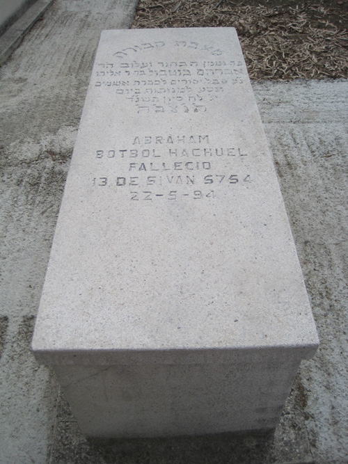 Stèle de botbol abraham