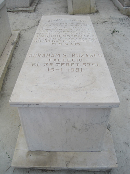 Stèle de buzaglo abraham