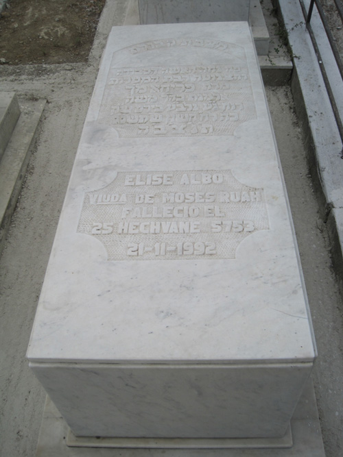 Stèle de albo ruah elise freha