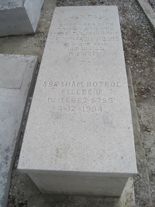 Stèle de botbol abraham alberto