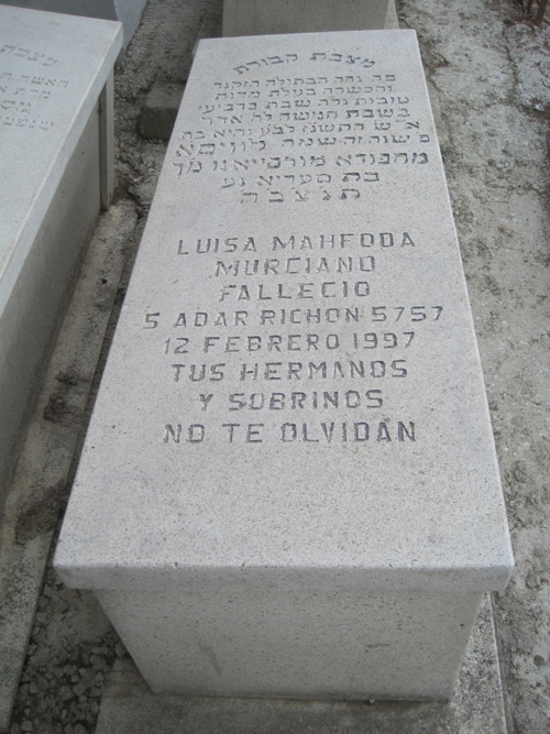 Grabstein von mahfoda luisa