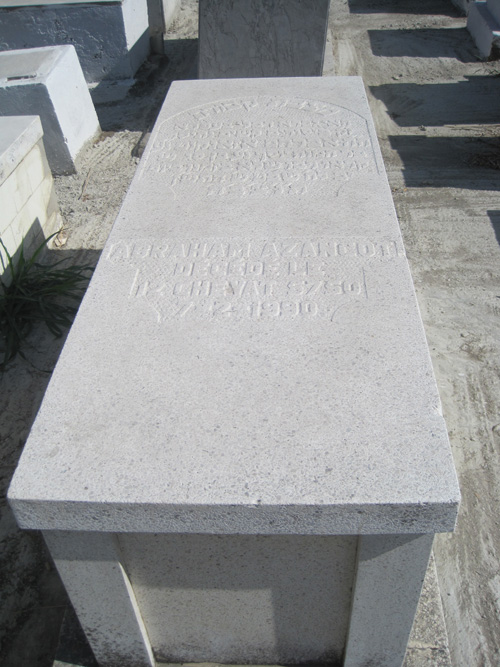 Stèle de azancot abraham
