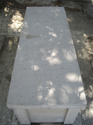 Lápide de azulay alegria