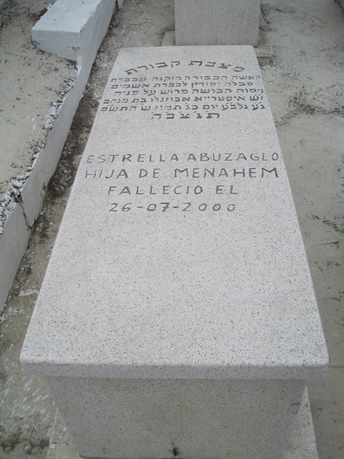 Lápide de buzaglo estrella