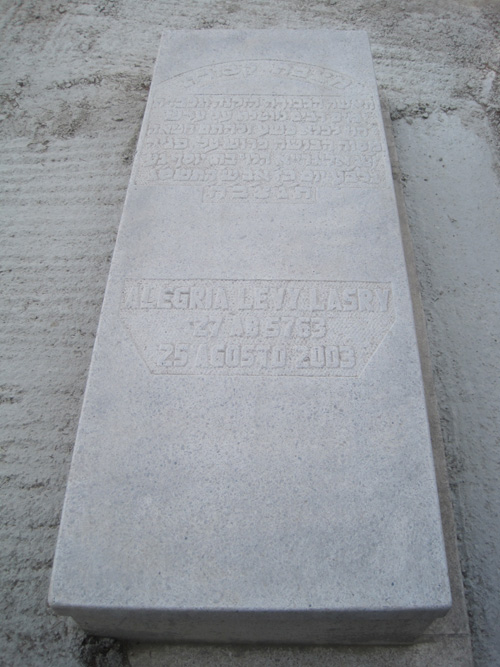 Lápide de levy alegria