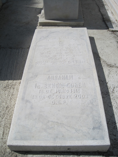 מצבת bengio abraham