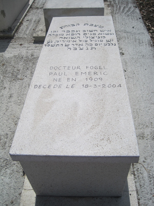 Stèle de fogel paul emeric