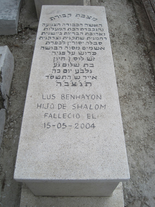 Grabstein von benhayon luis