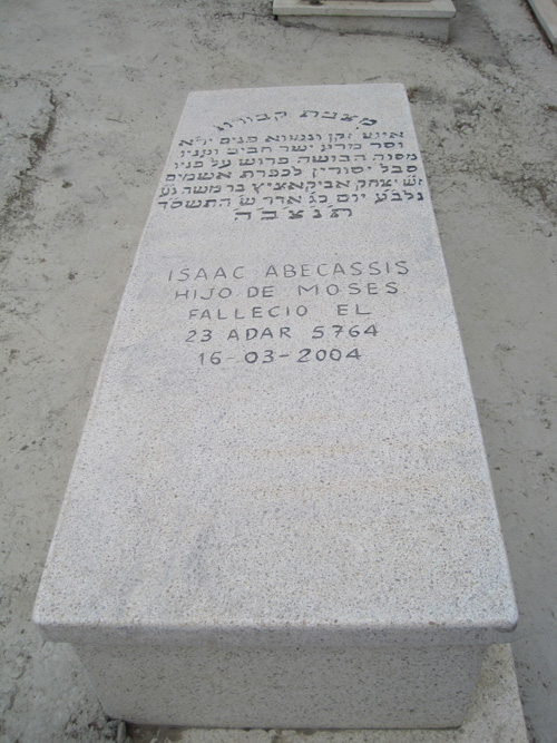 abecassis isaac का स्मारक