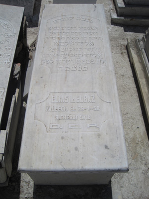 Stèle de elbaz elias