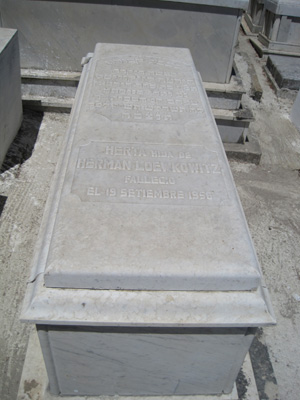 Grabstein von leonkowitz herta