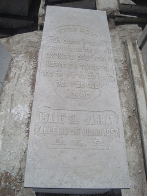 מַצֵּבה פון eljarrat isaac