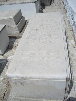 Stèle de bendayan sol