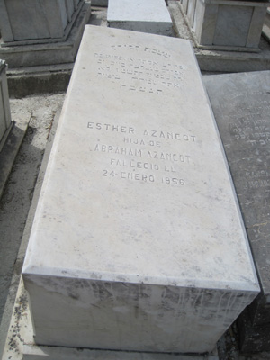 Stèle de azancot esther