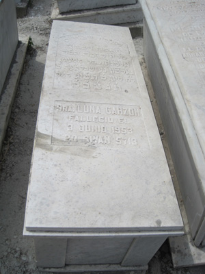 Stèle de garzon luna
