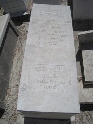 Grabstein von attias estrella