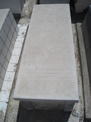 Stèle de cohen simy