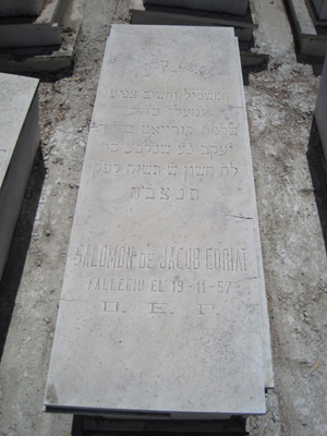 Stèle de coriat salomon jacob