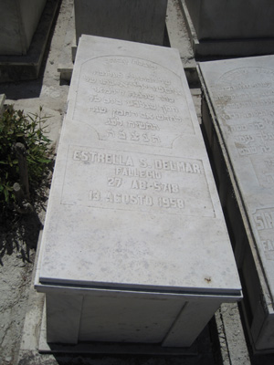Stèle de delmar estrella