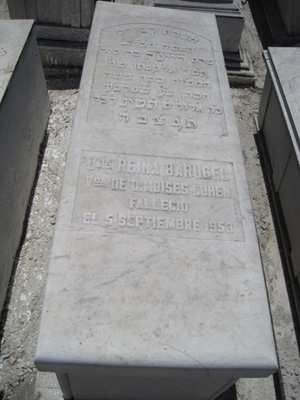 Stèle de barugel reina