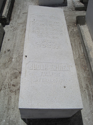 Grabstein von zrihem yudah