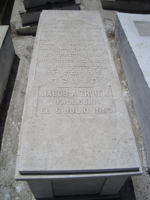 Stèle de zrihem jacob