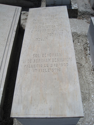 Stèle de bendayan sol