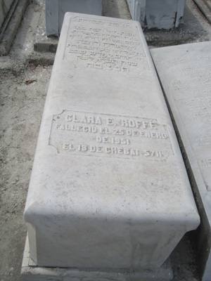Stèle de roffe clara