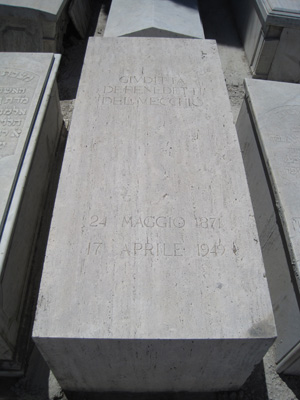 Stèle de beneditti fortunata del vecchio