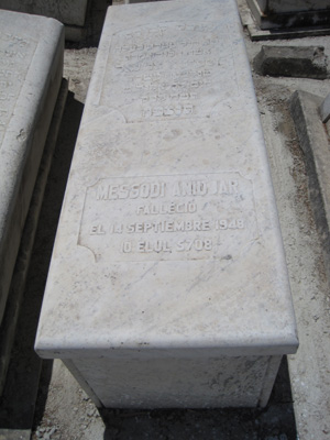 Grabstein von anidjar messody