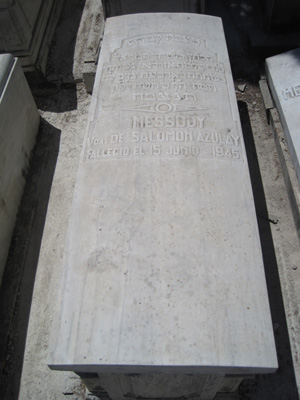 Stèle de azulay messody