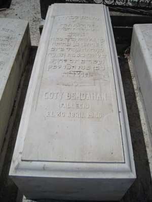 Stèle de bendahan coty