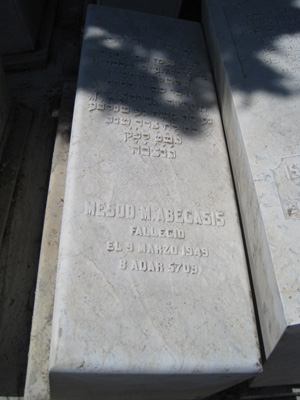Stèle de abecassis messod