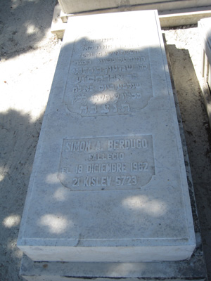 Stèle de berdugo simon